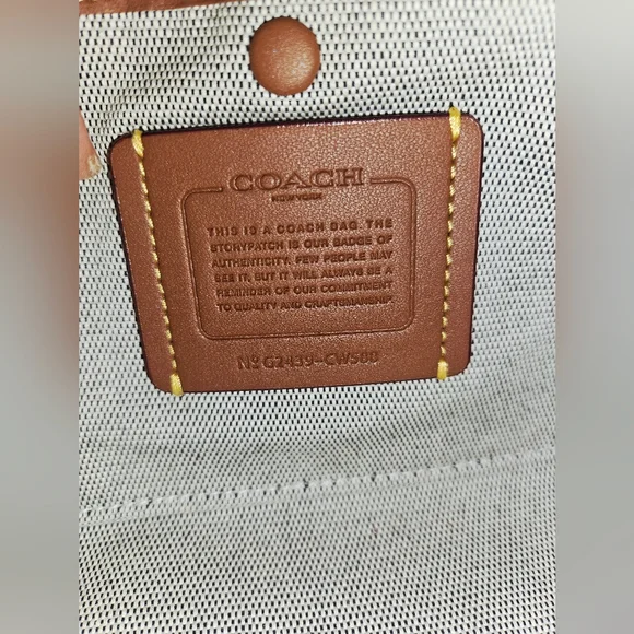 Coach Juliet Metallic Silver Bag - Picture 15 of 16